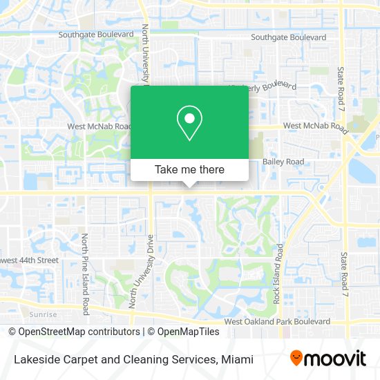 Lakeside Carpet and Cleaning Services map