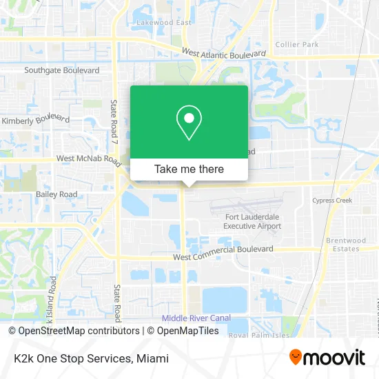 K2k One Stop Services map