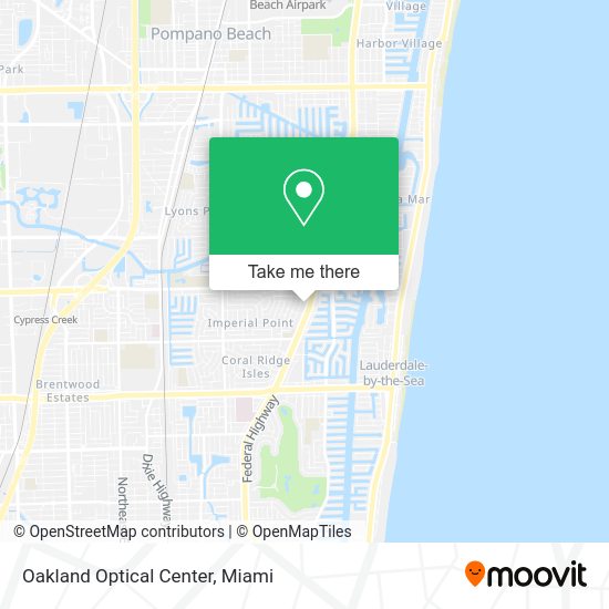 Mapa de Oakland Optical Center