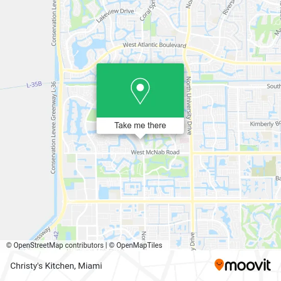Christy's Kitchen map