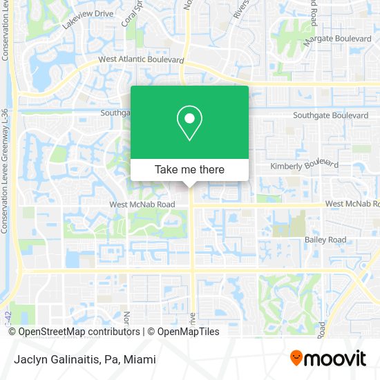 Mapa de Jaclyn Galinaitis, Pa