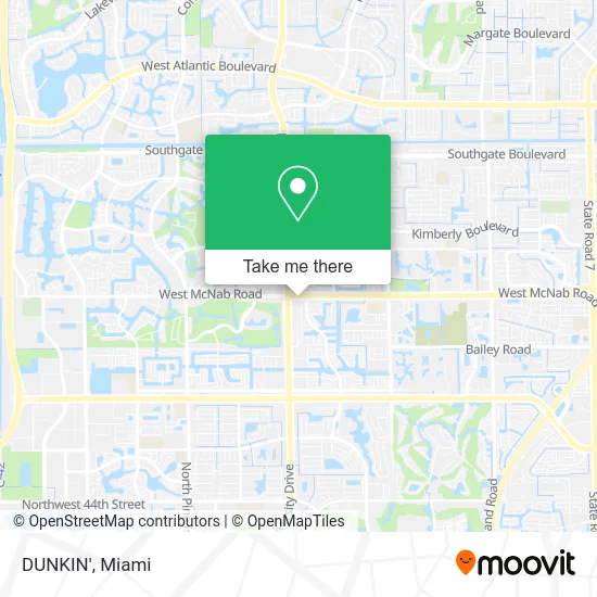 DUNKIN' map