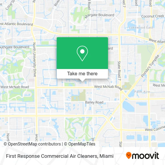 First Response Commercial Air Cleaners map
