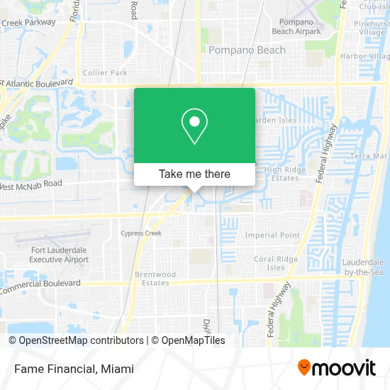 Fame Financial map