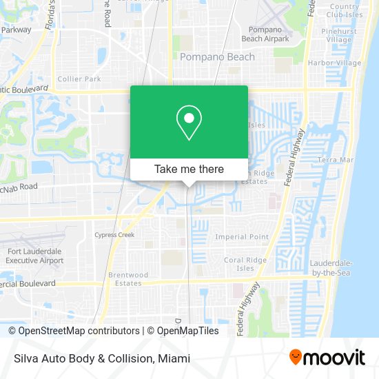 Mapa de Silva Auto Body & Collision