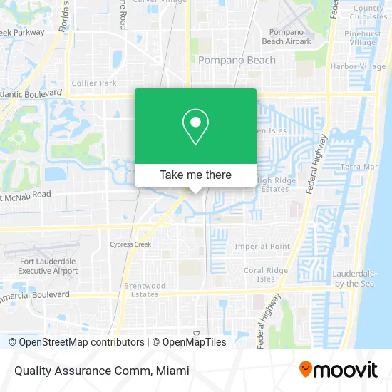 Quality Assurance Comm map