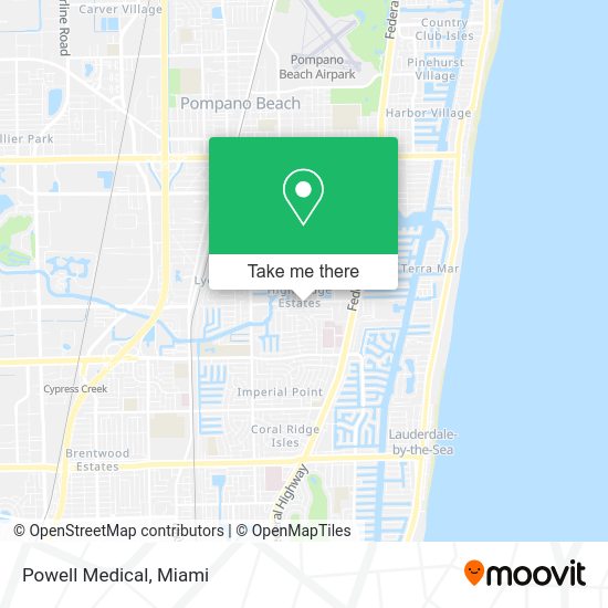 Powell Medical map