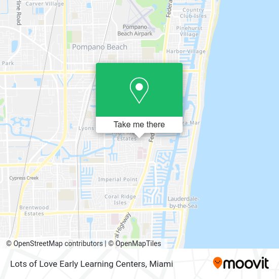 Lots of Love Early Learning Centers map