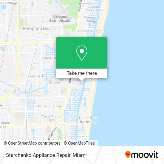 Starchenko Appliance Repair map