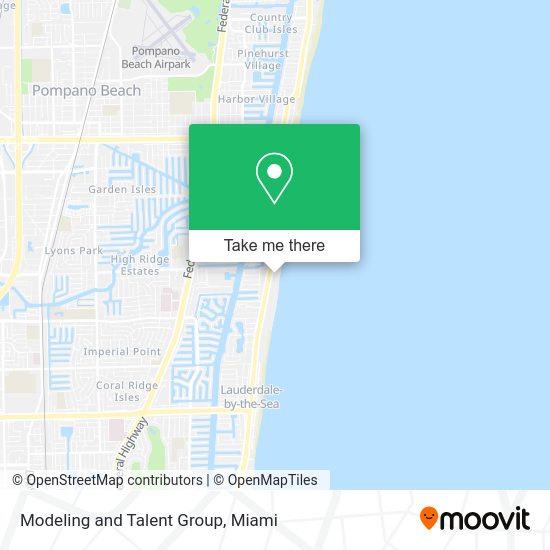 Mapa de Modeling and Talent Group