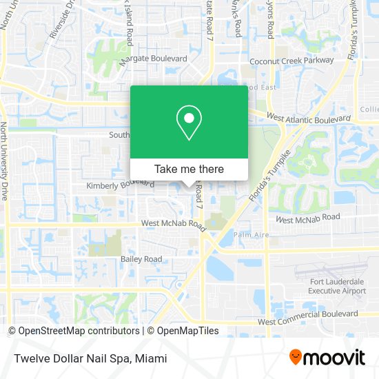 Twelve Dollar Nail Spa map