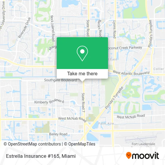 Estrella Insurance #165 map