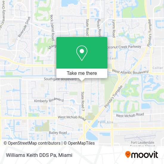 Williams Keith DDS Pa map