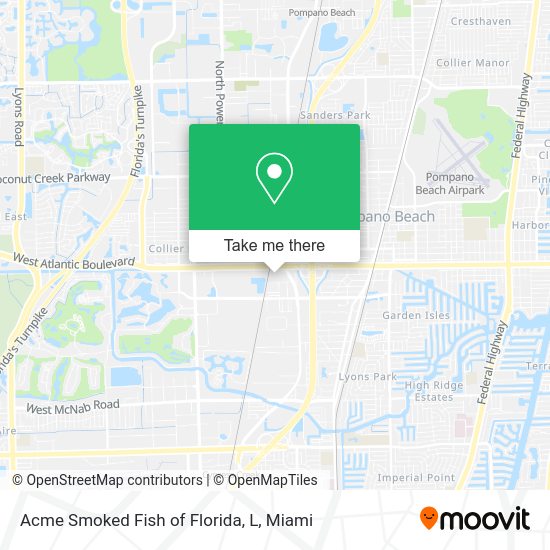 Acme Smoked Fish of Florida, L map