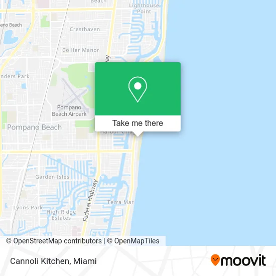 Cannoli Kitchen map