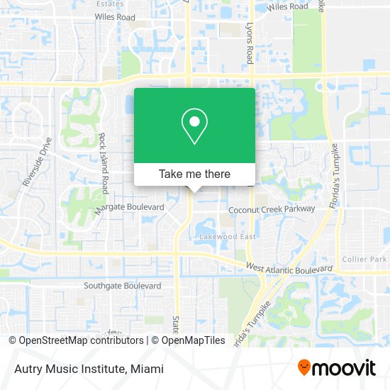 Mapa de Autry Music Institute