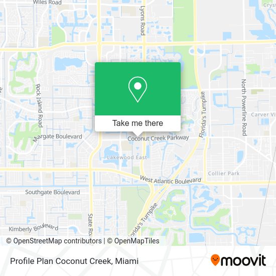 Mapa de Profile Plan Coconut Creek