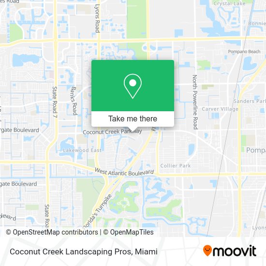 Mapa de Coconut Creek Landscaping Pros