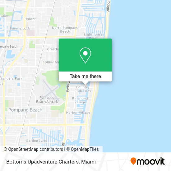 Bottoms Upadventure Charters map