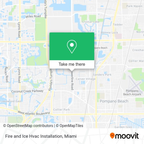 Fire and Ice Hvac Installation map