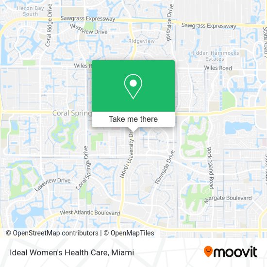 Ideal Women's Health Care map