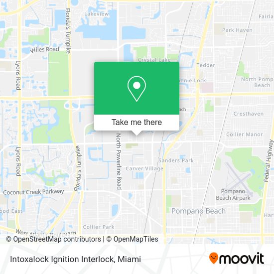 Mapa de Intoxalock Ignition Interlock