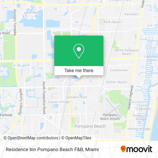 Residence Inn Pompano Beach F&B map