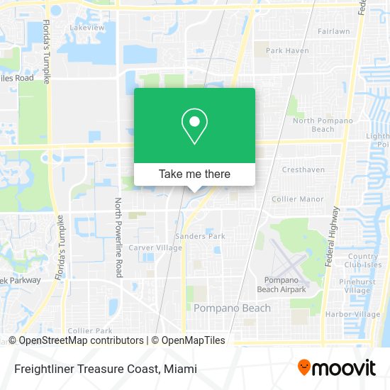 Freightliner Treasure Coast map