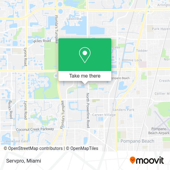 Servpro map