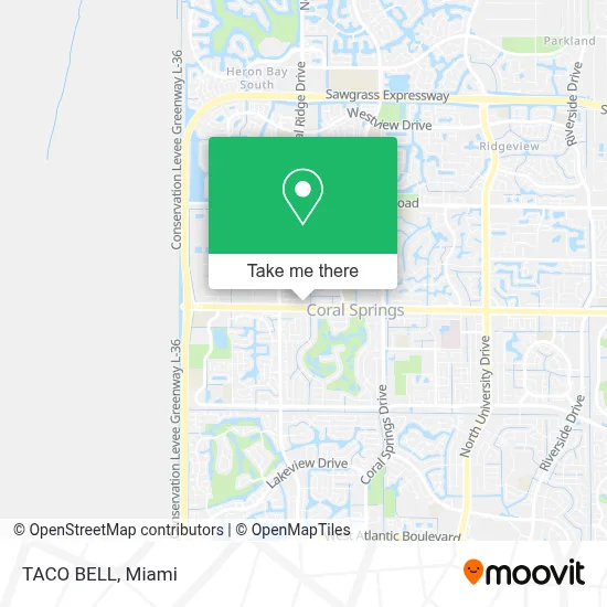 TACO BELL map