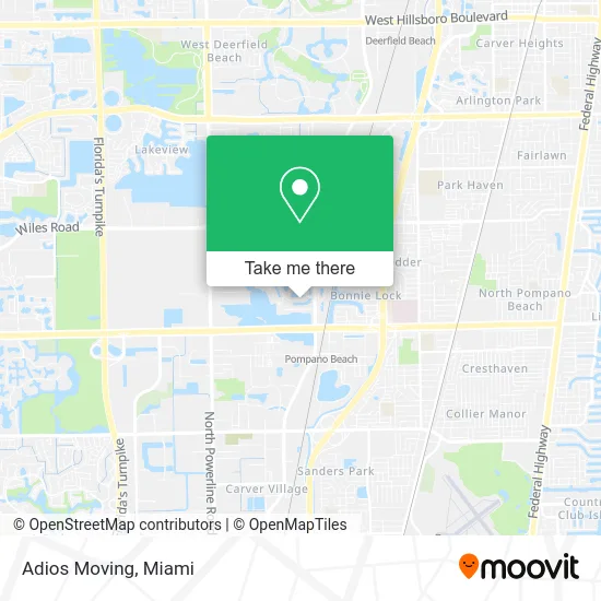 Adios Moving map