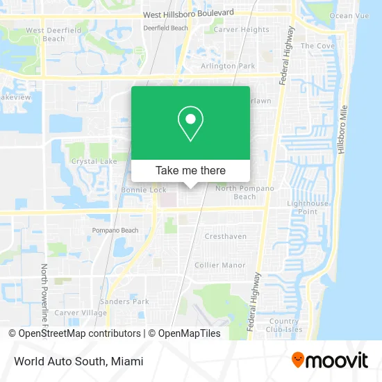 World Auto South map