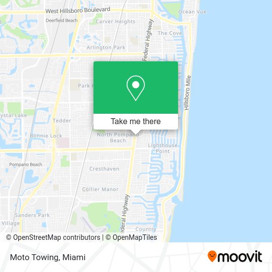 Moto Towing map