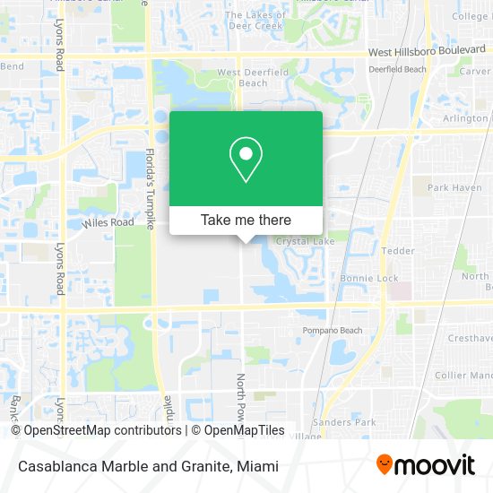 Casablanca Marble and Granite map
