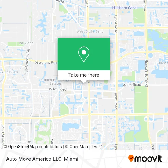 Auto Move America LLC map