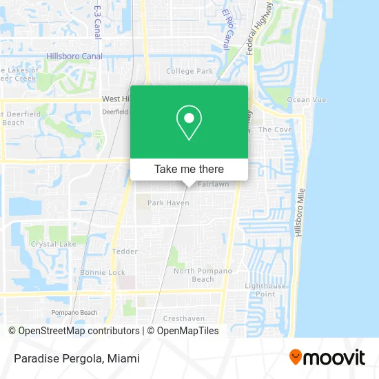 Paradise Pergola map