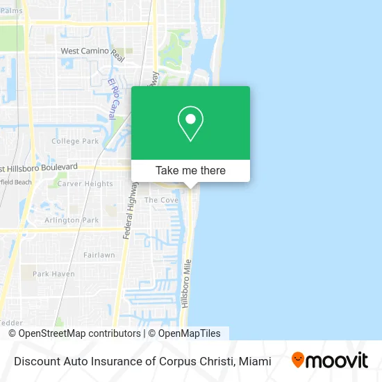Discount Auto Insurance of Corpus Christi map