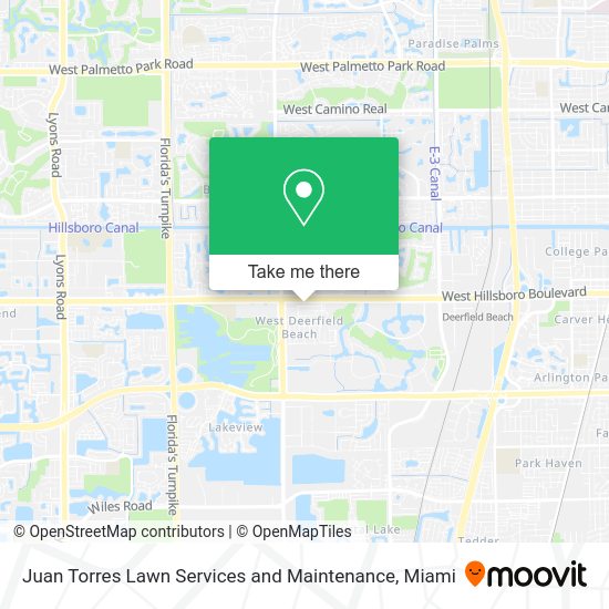 Mapa de Juan Torres Lawn Services and Maintenance