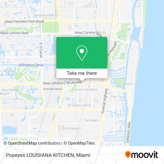 Popeyes LOUISIANA KITCHEN map