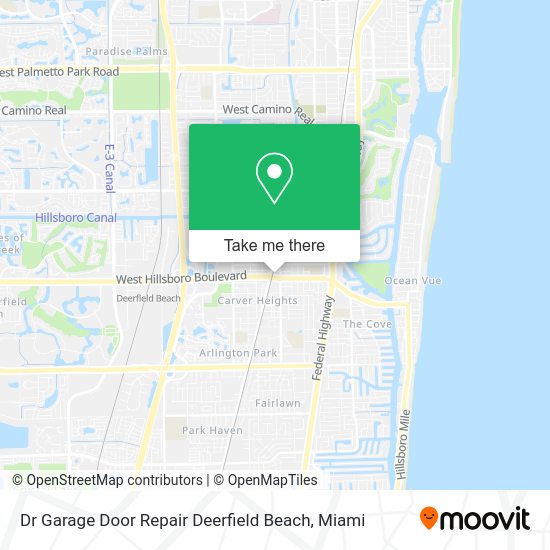 Dr Garage Door Repair Deerfield Beach map