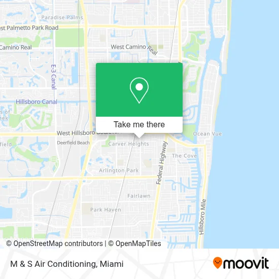 M & S Air Conditioning map