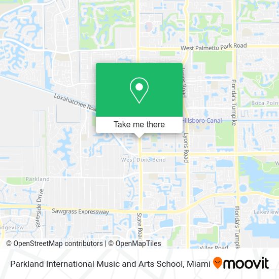 Parkland International Music and Arts School map