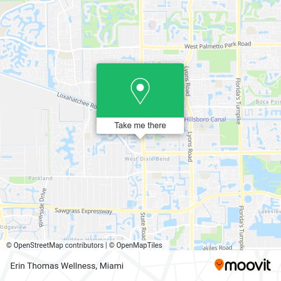 Mapa de Erin Thomas Wellness