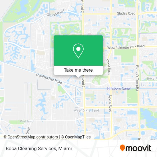 Boca Cleaning Services map