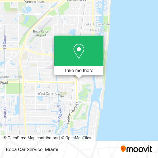 Boca Car Service map