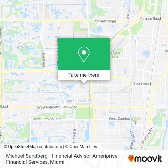 Michael Sandberg - Financial Advisor Ameriprise Financial Services map