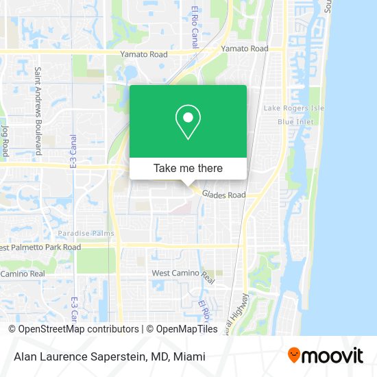 Mapa de Alan Laurence Saperstein, MD