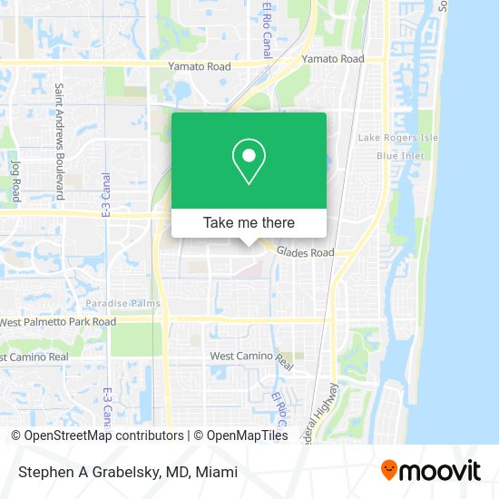 Stephen A Grabelsky, MD map