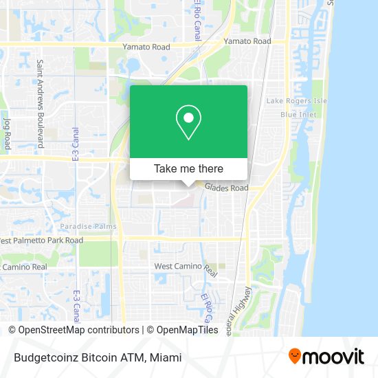 Budgetcoinz Bitcoin ATM map