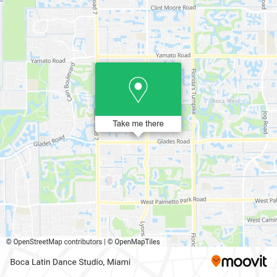 Boca Latin Dance Studio map